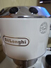 德龙（Delonghi）咖啡机 半自动咖啡机 小型家用美式意式浓缩泵压式专业不锈钢手动打奶泡EC885.CR EX:4 奶油白礼物 实拍图