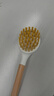 长柄洗锅刷家用小刷子刷锅神器厨房不粘锅去污刷锅刷子灶台清洁刷 木色塑料柄锅刷1个装 实拍图