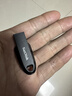 闪迪（SanDisk）128GB USB3.2 U盘 CZ550黑色 读速100MB/s 安全加密 数据恢复 学习办公电脑车载 高速大容量优盘 实拍图