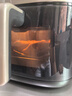 美的（Midea）空气炸锅0氟钛陶涂层大功率免翻面 家用大容量8L蒸烤一体可视窗口全金属内腔体蒸汽嫩炸MF-KZC8008 实拍图
