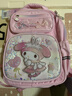 Hello Kitty库洛米书包小学女生三二一年级女童护脊减负儿童美乐蒂651A粉 实拍图