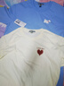 雪中飞白色短袖t恤女新款夏季纯棉宽松半袖女士简约休闲超好看上衣 浅蓝色306FW L 165/88A 实拍图