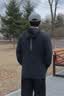 迪桑特（DESCENTE）TRAINING系列男士UPF100+透气凉感针织防晒外套防晒衣夏季新品 BK-黑色 L (175/96A) 实拍图