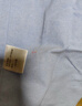 凡客诚品（VANCL）长袖衬衫男全棉领尖扣牛津纺商务休闲经典舒适衬衫 蓝色 L 实拍图