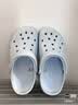 卡骆驰（CROCS）贝雅卡骆班洞洞鞋|205089 冬日白-1LI 37/38(230mm) 实拍图