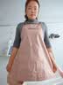 光多拉防水围裙厨房防油污家用做饭无袖工作服男士女士通用家务清洁粉色 实拍图