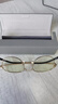 米家小米防蓝光眼镜 平光无度数手机电脑防辐射眼镜男女 金色 实拍图