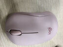 罗技（Logitech）M221轻音鼠标 无线鼠标 办公鼠标 对称鼠标 带无线微型接收器 茱萸粉 实拍图