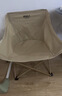 原始人（The Primitive）户外折叠椅露营椅子躺椅便携折叠月亮椅小凳子折叠凳钓鱼凳 热卖-经典款卡其【加大底座+绷带加固】 实拍图