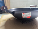 中康铁锅炒锅经典款深氮极铁无涂层精铁防锈双耳明火燃气通用36cm圆底 实拍图