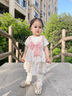 G.duck小黄鸭童装女童套装春秋洋气婴儿衣服6-12个月儿童裙子女宝宝春装 粉红色 90 建议1~2岁【 80-90cm】cm 实拍图