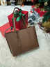 viney牛皮包包女包大容量托特包单肩包手提包生日礼物高级感送女友老婆 实拍图