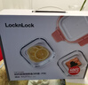 乐扣乐扣（LOCK&LOCK）耐热玻璃保鲜盒微波炉饭盒上班族学生便当盒水果饭菜保鲜碗三件套 实拍图