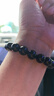 金石灵收藏级天然黑曜石手串男女款五行补水水晶手链佛珠本命年生日礼物 实拍图