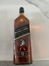 尊尼获加（JOHNNIE WALKER）洋酒 12年黑方黑牌派对随身舱礼盒1000ml 苏格兰调和型威士忌 实拍图