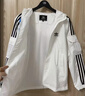 adidas经典三条纹运动连帽夹克外套男女春季阿迪达斯三叶草   亮白   M 实拍图