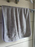 三利7A抗菌2毛巾1浴巾套装男女通用速干吸水洗澡成人裹巾 灰色运动 实拍图