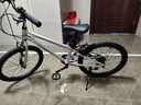 途锐达京东自营超轻铝合金自行车儿童6-12岁男孩单车元旦礼物蜂鸟20寸银 实拍图
