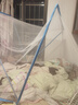 学生宿舍可折叠蚊帐懒人免安装网红新款家用便携式防蚊上下铺蚊帐 蓝色【加粗加固】 【1.2米床】长190*宽100*高80cm 实拍图