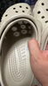 卡骆驰（CROCS）贝雅洞洞鞋男鞋女鞋轻便耐磨一脚蹬拖鞋休闲鞋百搭花园鞋|10126 卵石色-2V3 41 /42(260mm) 实拍图