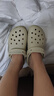 卡骆驰（CROCS）经典云朵洞洞鞋时尚百搭女鞋花园鞋沙滩鞋|206750 骨白色-2Y2(含智必星) 38 (240mm) 晒单实拍图