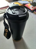 富光拾喜保温杯咖啡杯男女士陶瓷内胆随行杯学生吸管水杯子 黑色520ml 实拍图