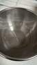 三四钢®不锈钢沥水篮304淘米神器洗菜盆沥水盆筛漏盆食品级淘米水果盆 沥水篮+实盆：22cm 符合新国标GB检测 实拍图