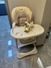 karmababy卡曼宝宝餐椅可折叠可躺多功能儿童婴儿餐椅 【免安装 】香槟金 实拍图