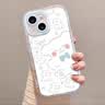 江铭适用苹果15手机壳iPhone15保护套带手绳轻薄镜头全包气囊防摔高级创意男女款透明软壳卡通可爱小狗 实拍图