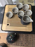 京东京造 茶具整套 功夫茶具陶瓷套装茶壶茶杯茶盘【黑陶提梁壶】 12件套  实拍图