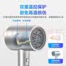 美的（Midea）6亿等离子护发电吹风 家用负离子护发吹风筒 1800W大功率快干吹风机 FJ308银 国家补贴 生日礼物 实拍图