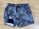 美津浓（MIZUNO）沙滩裤男防尴尬速干短裤可下水宽松泡温泉海边游泳裤B3104灰XL 实拍图
