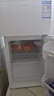 HYUNDAI（韩国现代）小冰箱迷你小型家用冷藏冷冻宿舍出租房办公室双开门二门电冰箱节能省电 80L白【行业热卖+日销过百】 实拍图