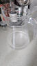 乐美雅玻璃水壶冷水壶大口径饮料茶壶冰箱家用大容量鸭嘴壶1.3L凉水壶 实拍图