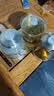 友家铺子（Biooner）全自动上水电热水壶 茶台烧水壶电茶壶家用办公茶桌茶具嵌入式一体电茶炉套装 1L （37*20cm）手柄双加水三件套 实拍图