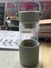 北鼎（Buydeem）泡茶随手杯 茶水分离玻璃水杯男款女款 泡茶杯子耐用便携办公礼物 实拍图