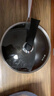 炊大皇炒锅304不锈钢有钛炒菜锅煎锅平底不粘炒锅32cm 可立可视盖不挑灶 实拍图