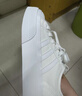 adidas NIZZA PLATFORM厚底增高运动帆布鞋女阿迪达斯三叶草 白   39 实拍图