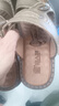 老人头男鞋夏季新品凉鞋真皮柔软休闲沙滩鞋男厚底防滑中年凉拖鞋特大码 卡其色 41 实拍图