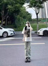春夏季美式复古vibe裤子高街水泥灰色牛仔裤男宽松微喇叭直筒长裤 3566灰色 2XL 实拍图