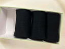 京东京造【100%纯棉10A抗菌】春夏袜子男防臭透气休闲商务中筒袜 黑灰 实拍图