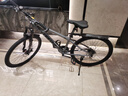永久山地自行车26英寸24速男女式成人学生青少年城市越野单车 灰 实拍图
