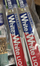 狮王(lion)Whitewhite进口美白牙膏荷兰薄荷150g×3大白管金榜 实拍图