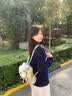 君卜女生可爱双肩包女孩小书包生日礼物儿童出游小背包毛绒玩偶通勤包 pu贝壳小狗双肩 实拍图