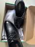 卡帝乐鳄鱼男鞋商务正装皮鞋男士真皮休闲软底软面系带上班大码内增高结婚鞋 XQLQHH3668黑色6厘米增高款 39 实拍图