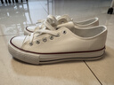回力经典男女低帮帆布鞋春秋板鞋休闲鞋跑步情侣运动鞋391白色39 实拍图
