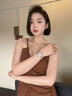 Davena蒂玮娜满天星女士手表2026新奢华满钻石英表七夕情人节礼物送女友 满钻间金【甄橙礼盒+手镯】-顺丰速发 实拍图