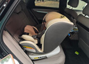 Heekin德国 儿童安全座椅汽车用0-4-12岁婴儿宝宝360度旋转ISOFIX硬接口 尊享灰(遮阳棚+上拉带+侧保护) 实拍图