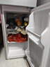 新飞（Frestec）小冰箱 冰箱小型双开门 迷你双门家用宿舍租房冷藏冷冻电冰箱节能省电 90L银【一级能效+行业爆款】升级款 实拍图