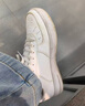 特步情侣男女板鞋小白鞋空军一号春夏透气耐磨百搭运动板鞋休闲鞋 实拍图